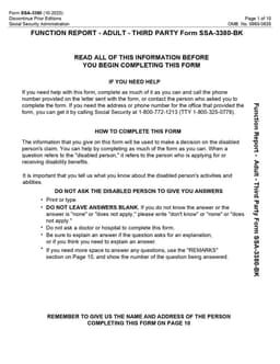 ssa-3380 form preview