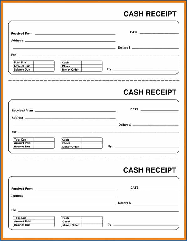 Arizona Cash Transaction Record and Balance Statement