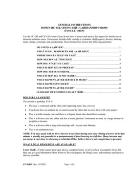 CC-DRIN - Maryland Domestic Relations and Guardianship Support Affidavit form preview