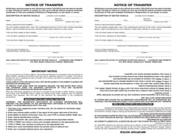 Hawaii Car Sale Notification - Submit within 10 Days to Avoid Fine form preview