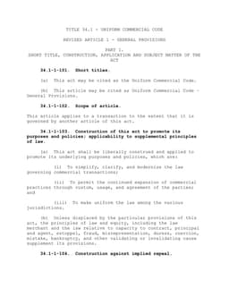 Title 34.1 Uniform Commercial Code - Wyoming Bill of Lading form preview