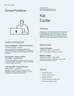 Modern graphic professional resume form preview