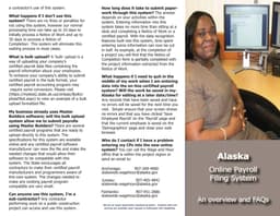 Alaska Online Payroll Filing System Overview form preview